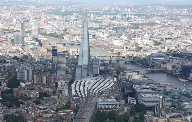 London Bridge: London Bridge aerial view July 2017