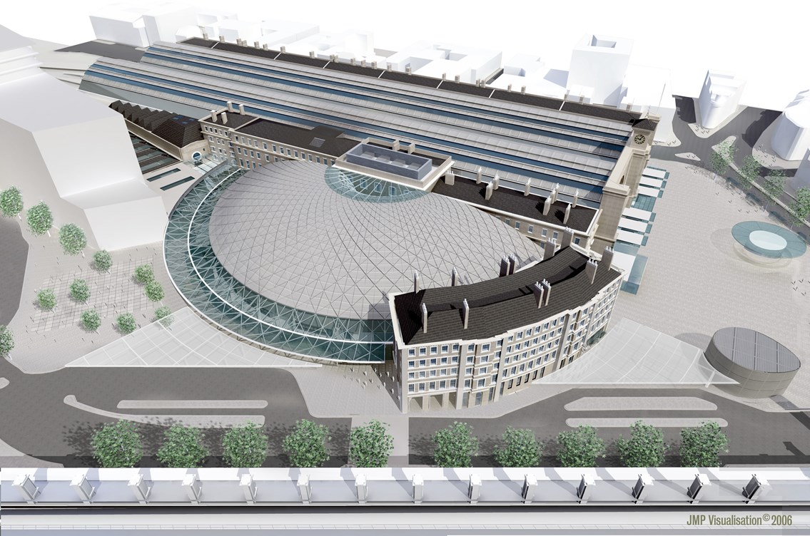 WORK STARTS ON NEW PLATFORM AS PART OF £450M KING’S CROSS REDEVELOPMENT: King's Cross station