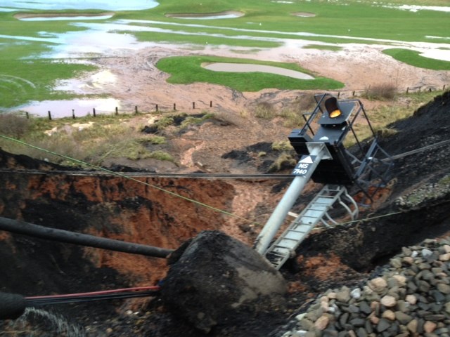 Hartlepool embankment slip disrupting services between Seaham and Middlesbrough