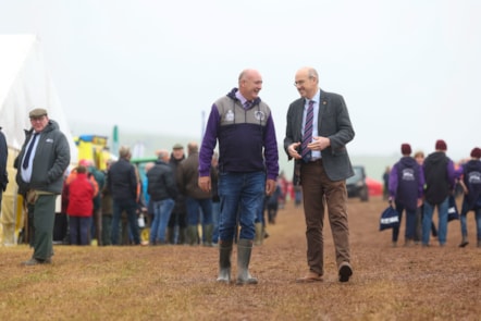 John Davies and Cabinet Minister for Rural Resilience and Sustainability, Llyr Gruffydd