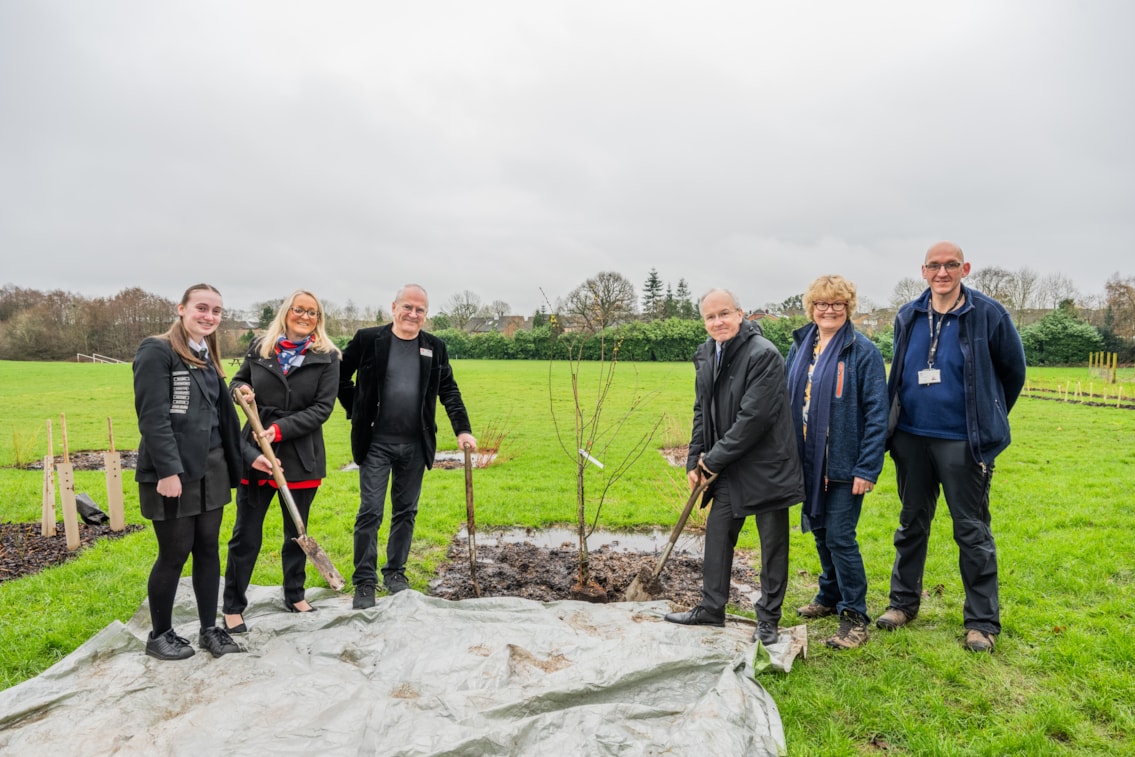 Network Rail with partners from Woodrush High School and The Tree Council