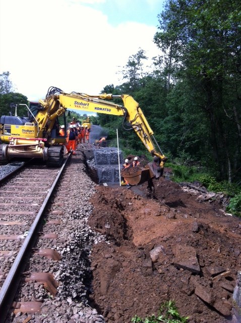 Haltwistle repair work