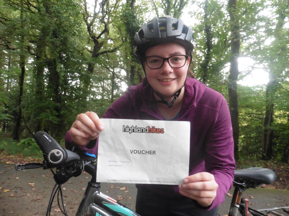 Mairi Weir Speyside Challenge voucher winner