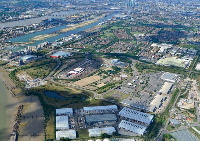 Beckton Aerial photo