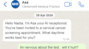 Asa WhatsApp conversation: Asa WhatsApp conversation