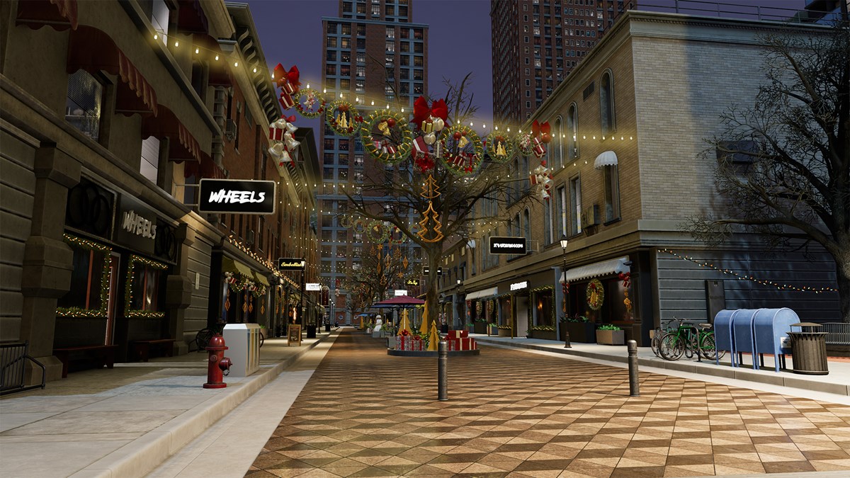 NBA 2K22 Season 3 Xmas City Street