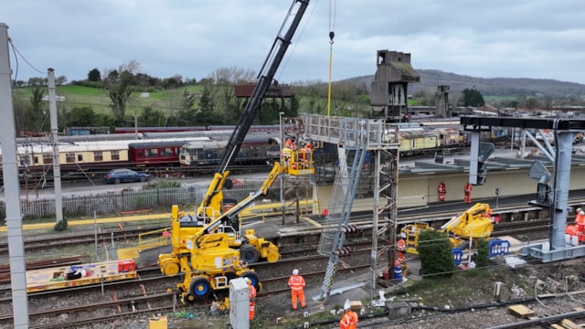 Carnforth signal gantry renewals Easter 2026: Carnforth signal gantry renewals Easter 2026