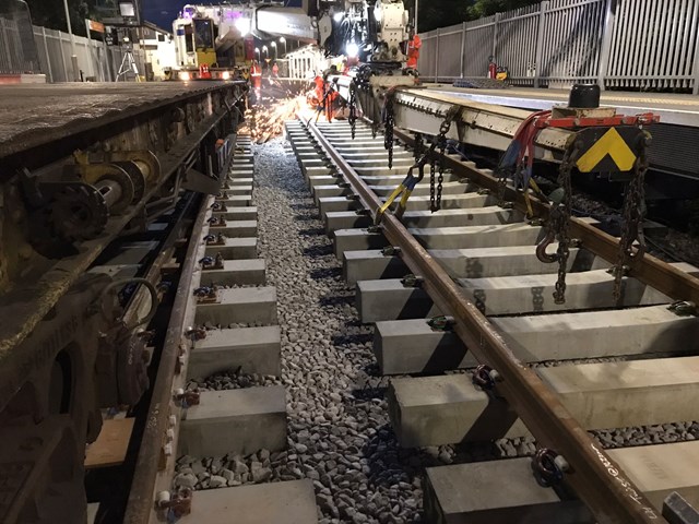Package of rail works completed in East London to improve reliability passengers: Seven Sisters track renewal 2
