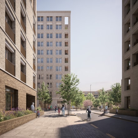 Artist's impressions of the latest proposals for Kings Crescent
