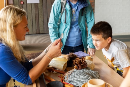 Visitors enjoying archaeology activities at the National Museum of Rural Life. Photo (c) Claudia Scandella  (9)