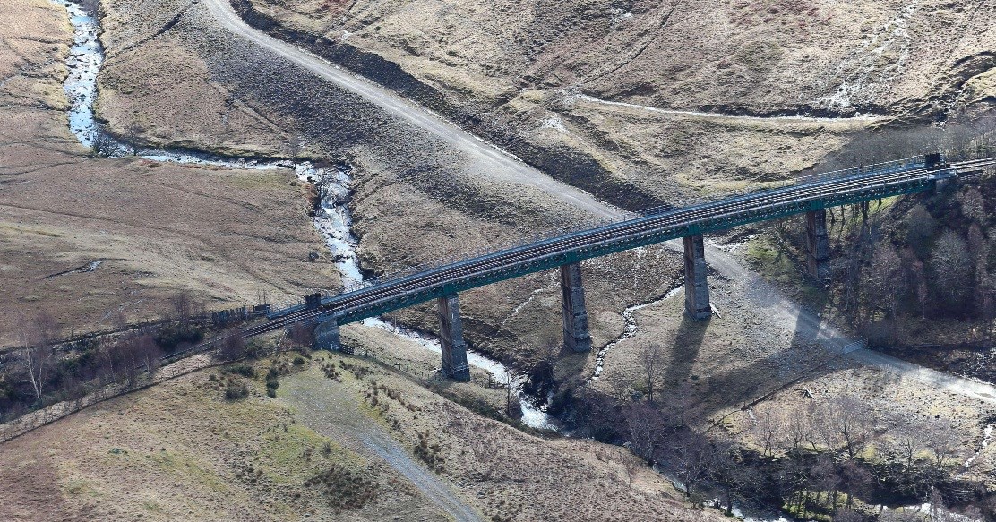 Auch viaduct Aerial