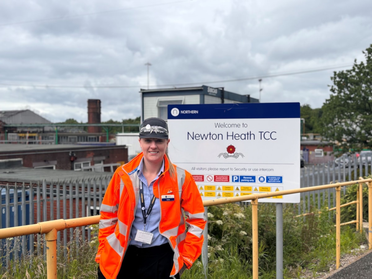 Image shows Rebecca Prendergast at Newton Heath TrainCare Centre (2)