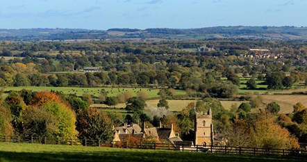 Rural Cotswold landscape