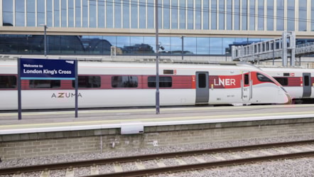 LNER Azuma in one of the platform at London King's Cross