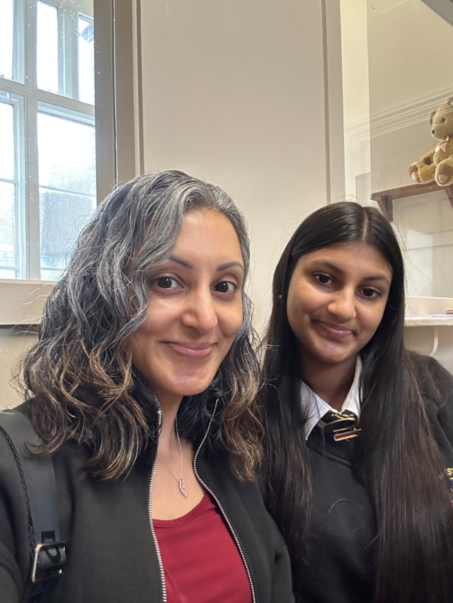 L-to-R  Sharan-Uppal  and  Simran-Chavda