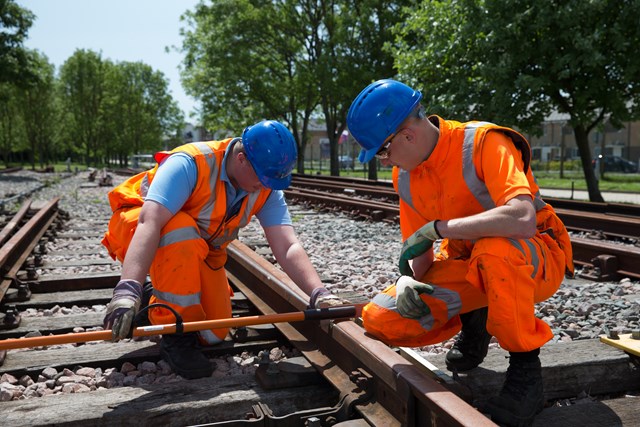 Network Rail announces apprenticeship boost across North East: Network Rail apprentices
