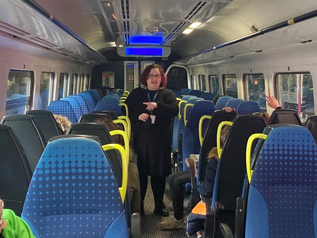 Northern on-train safety lesson