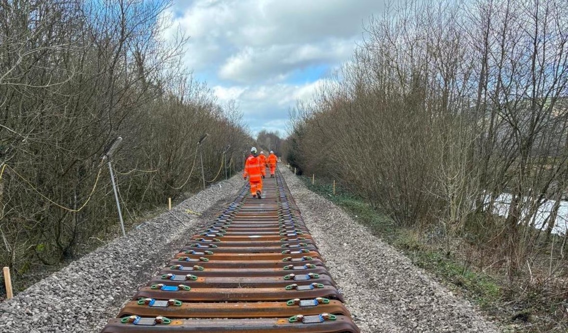 Track renewal Machynlleth 2025