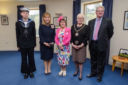 Pictured is Mrs Yvonne Evans BEM who was presented with a British Empire Medal for voluntary services to the community in Pembrokeshire.