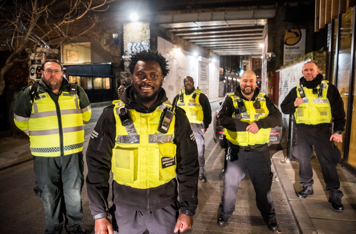Hackney Council enforcement officers on patrol