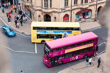 Buses in Oxford city centre