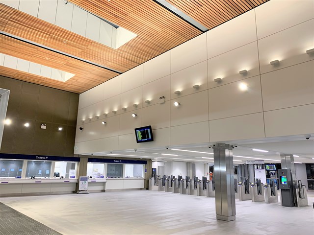 TfL Image - Ticket Hall and Roof at Ealing Broadway