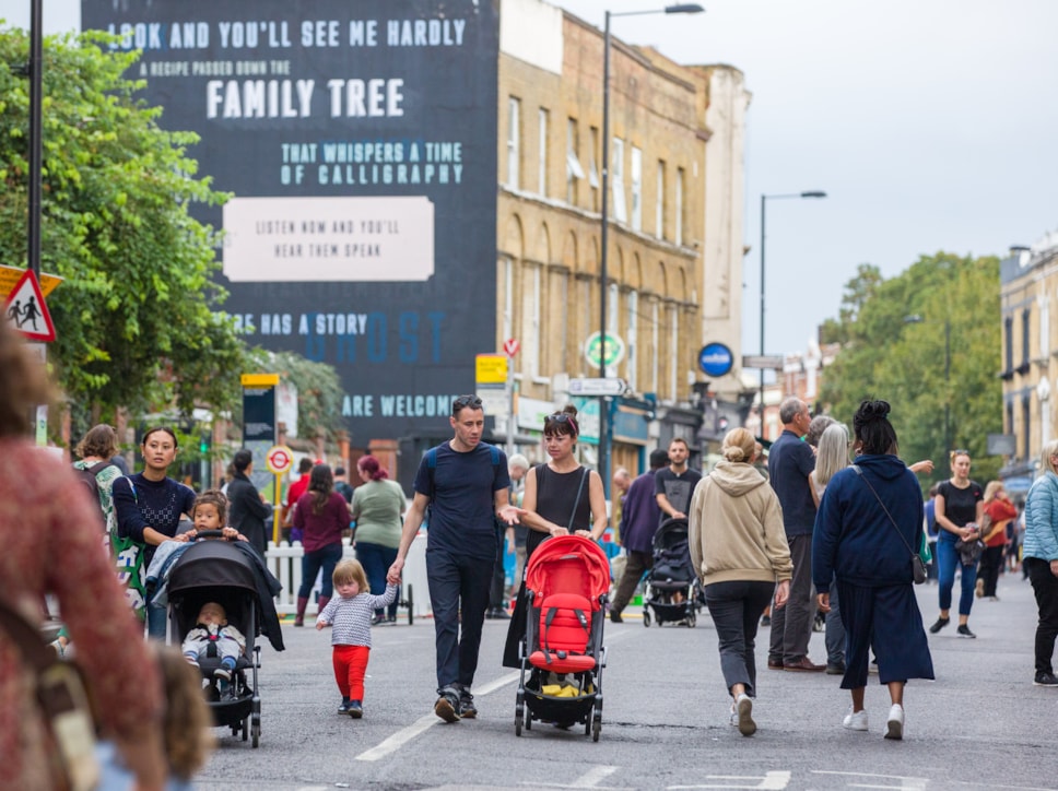 Car Free Day on Stoke Newington Church Street in 2019