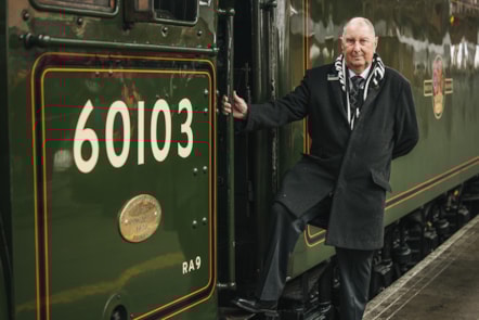 Alan Newman with Flying Scotsman 3