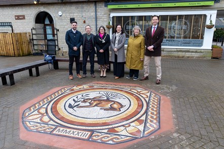 Brewery Court Mosaic reveal (CDC Councillors and Officers)