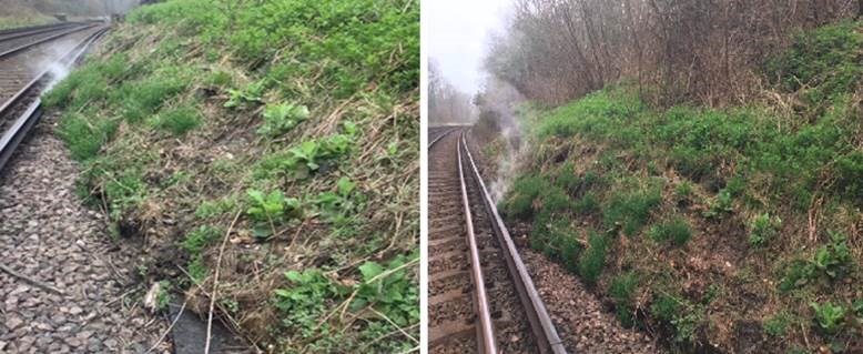 Network Rail engineers work round-the-clock to reopen Horsham-Dorking line following landslip: Holmwood landslip