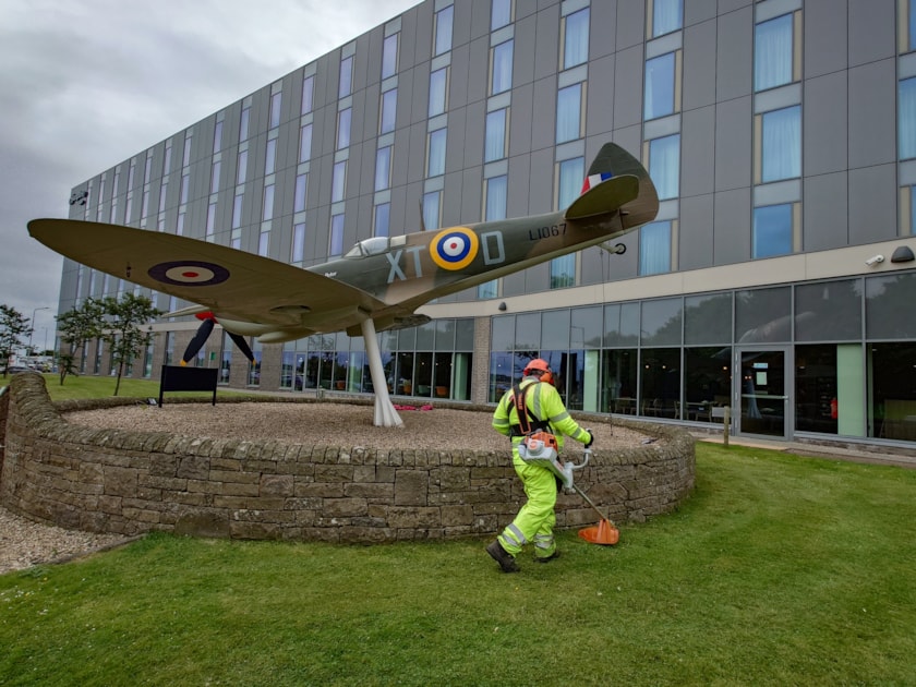 Edinburgh Airport landscapes