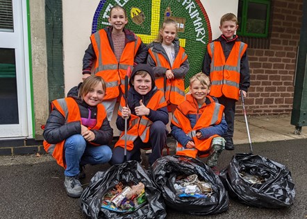 Littledean School GBGW Litter Pick