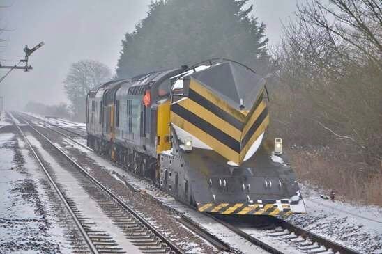 Network Rail ready to tackle winter conditions heading towards the West: Snow Plough Train