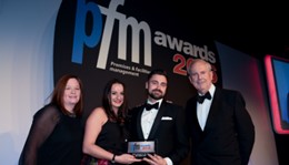 Tom Corner (pictured centre right), Head of FM Delivery for one of Mitie's key accounts, was crowned ‘Young Manager of the Year’.: Tom Corner (pictured centre right), Head of FM Delivery for one of Mitie's key accounts, was crowned ‘Young Manager of the Year’.