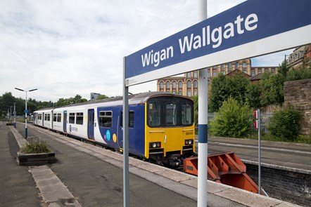 Northern service at Wigan Wallgate
