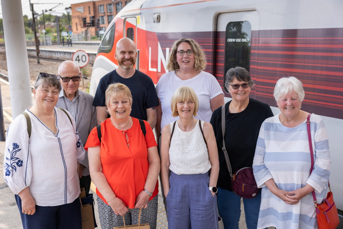 Matt Haig and Book Group - on train book club 5