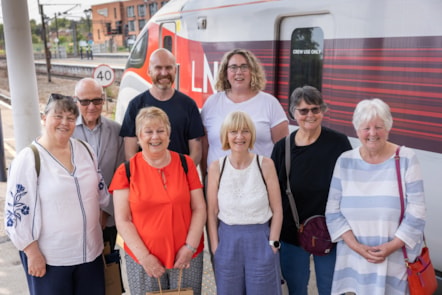 Matt Haig and Book Group - on train book club 5