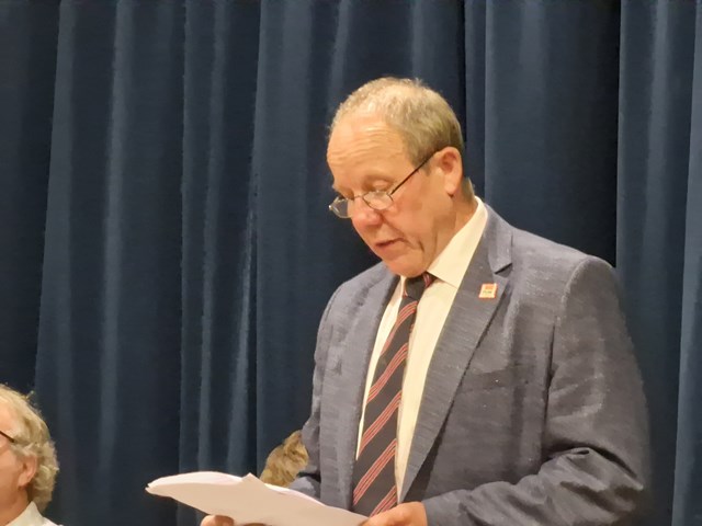 FUW president Ian Rickman Plaid Cymru conf