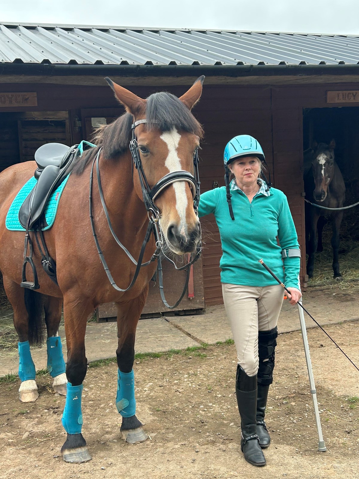 Julia Godden and her horse Joyce