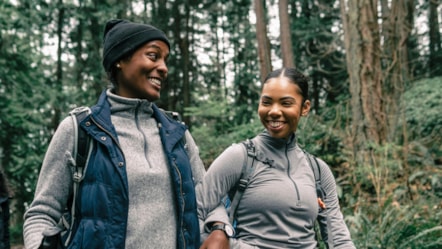 Women in forest