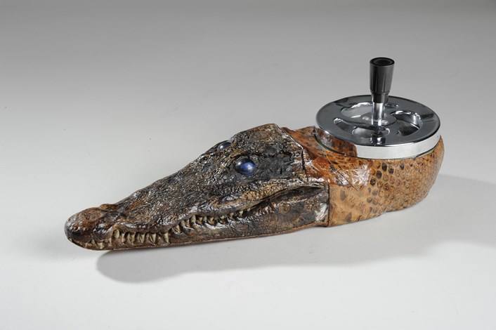 Bizarre Customs collection to be revealed in Leeds: crocodile-ashtray1.jpg