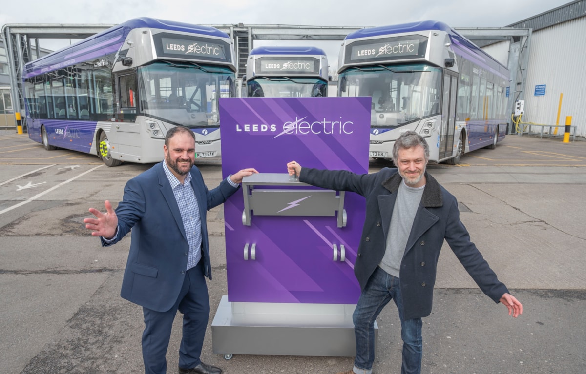 First Bus 'switch on' Bramley depot 3