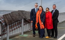 Queensferry Crossing artwork: QC plaque unveiled