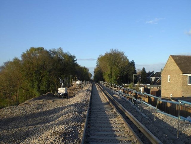 Good news for passengers as railway between Farnham and Alton re-opens early following landslip: Wrecclesham Landslip Line Re-opening, 3 May 2016