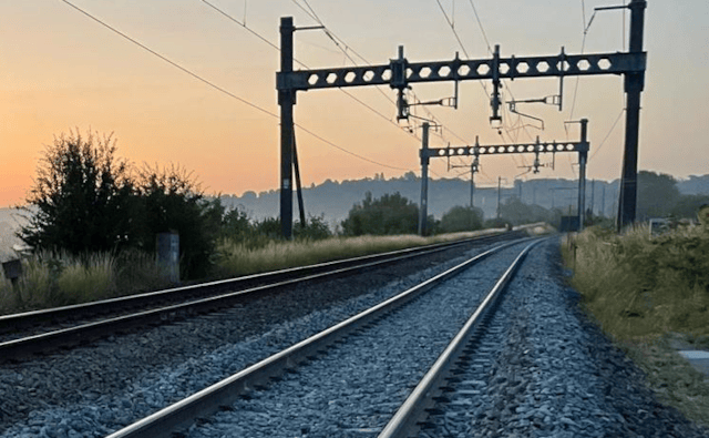 One week to go: maintenance work to affect journeys between Bristol and South Wales during June: OLE and track in South Glocs