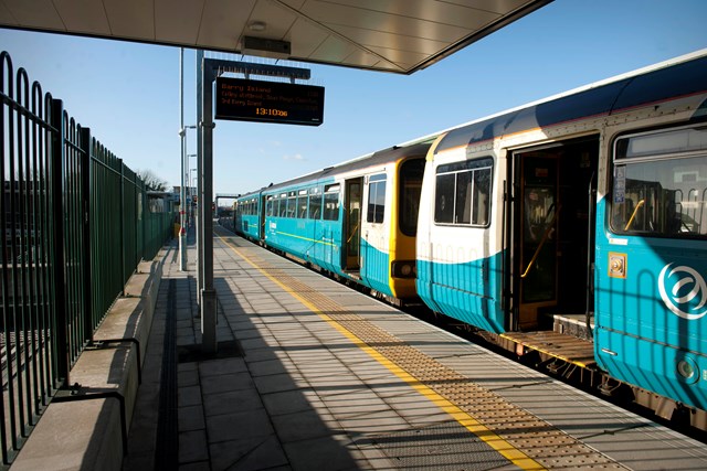 Train on platform 8