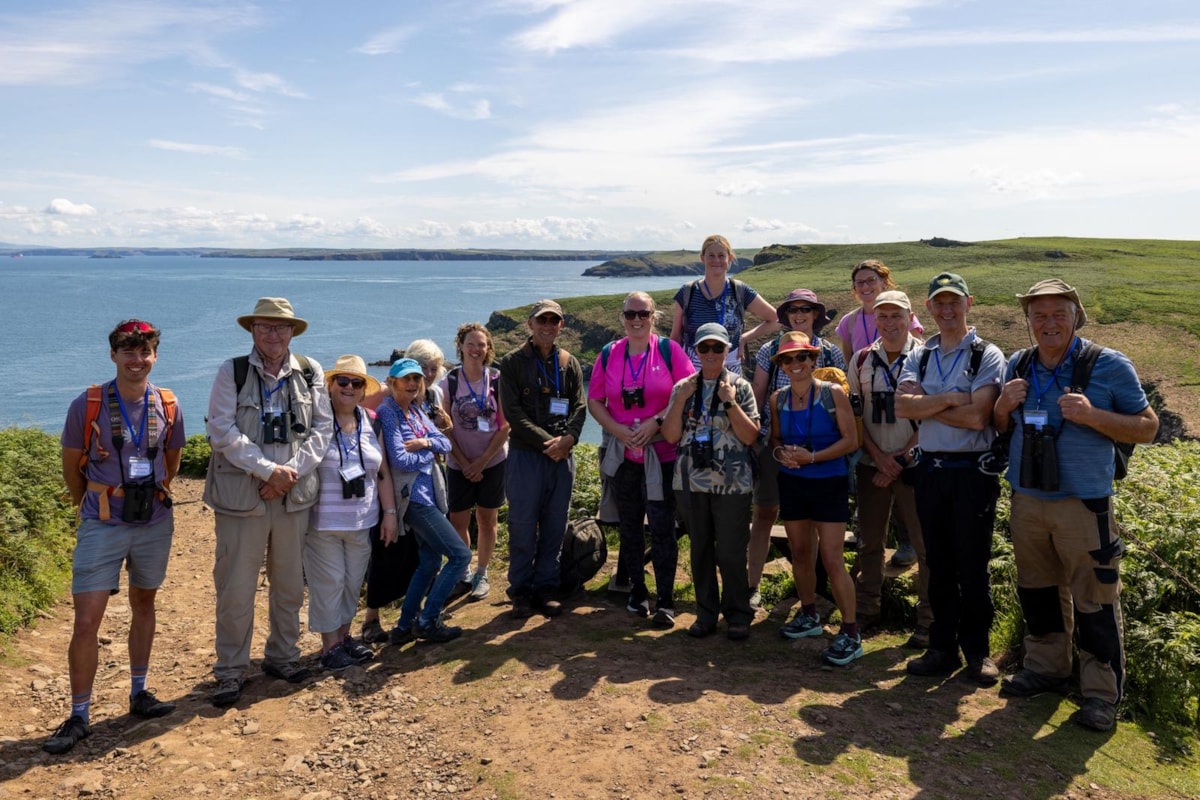 Volunteers on Skomer, Lou Luddington