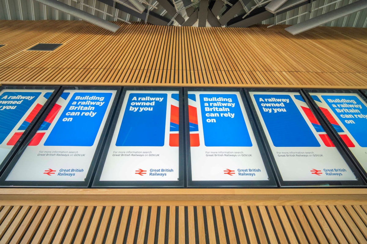 Customer Information Boards at Darlington Station