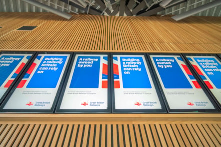 Customer Information Boards at Darlington Station