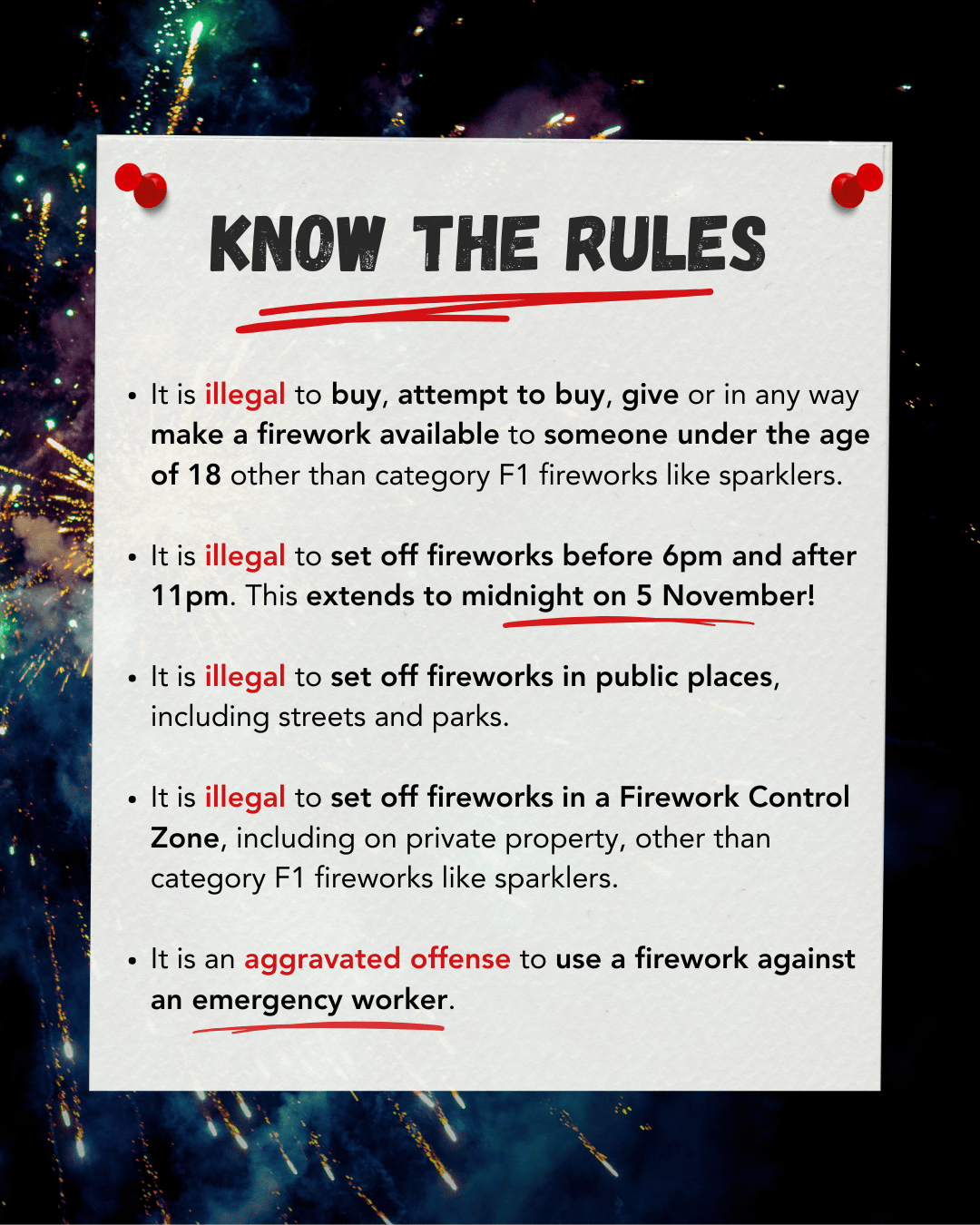 Fireworks - Know the Facts Graphic - Oct 2025